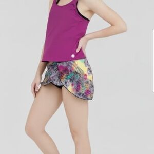 Mana Threads Terra Skort in Graffiti Bloom - Size Medium